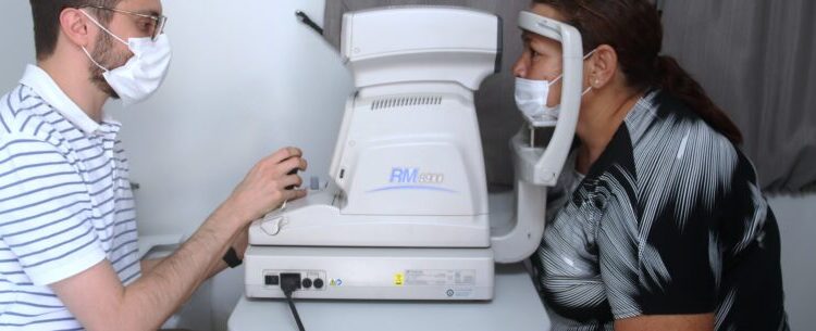 Mutirão atende cerca de 200 pacientes oftalmológicos e prefeito Aguilar Junior anuncia mais dois para este ano