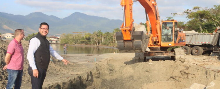 Prefeitura dá início às obras do Enrocamento do Rio Juqueriquerê e consolida um marco para Caraguatatuba