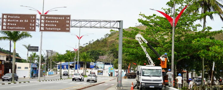 Orla da Praia do Camaroeiro fica temporariamente sem iluminação para testes nos equipamentos
