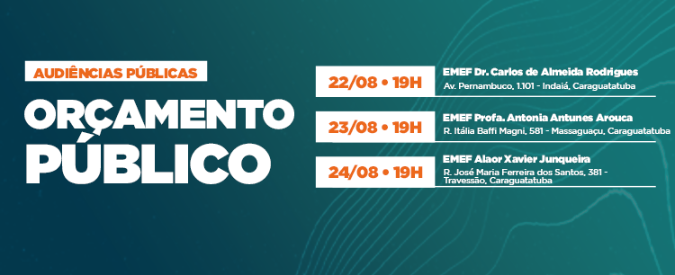 Audiência Pública para Elaboração da Lei Orçamentária Anual – LOA 2023