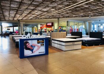 Praça de Eventos do Serramar Shopping recebe Feirão de Colchões Ortobom neste mês de agosto