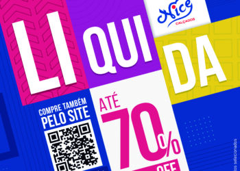 *“Liquida” de produtos com até 70% de desconto começou hoje (15/8) nas lojas Nice Calçados* 