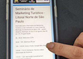 Bertioga recebe Seminário de Marketing Turístico nesta quarta (31)