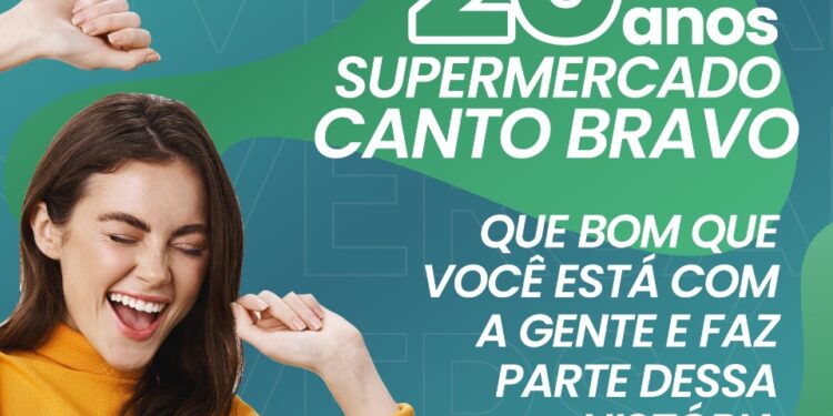 Supermercado Canto Bravo completa 20 anos e se destaca na região da Prainha em Caraguá