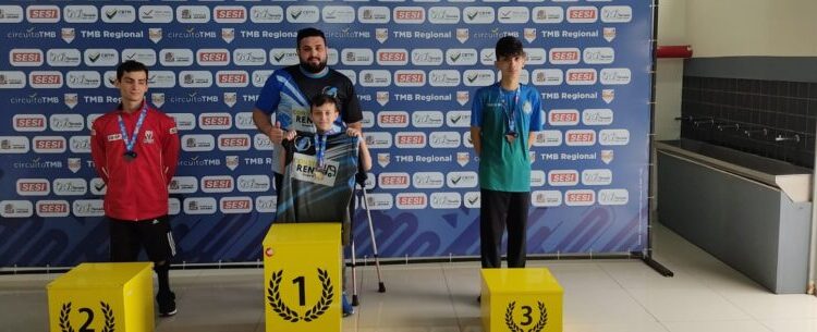 Caraguatatuba conquista 9 medalhas na VI Etapa da Liga Vale Paraibana de Tênis de Mesa