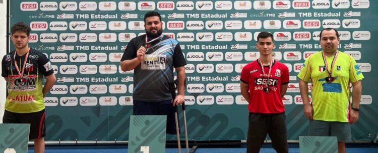 Atleta de Caraguatatuba conquista 1° lugar na III Etapa do Ranking Paulista de Tênis de Mesa