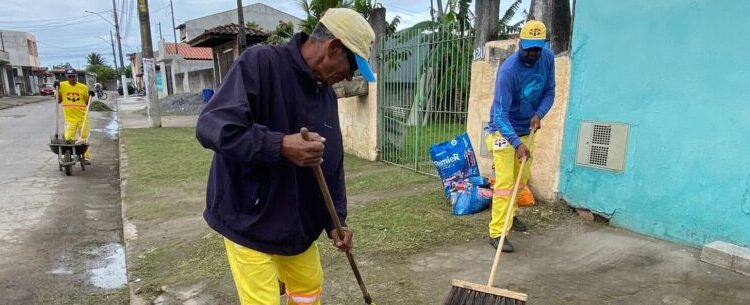 Bairros da Região Sul recebem serviços de limpeza e manutenção em Caraguatatuba
