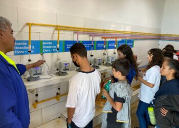 Projeto de educação ambiental da Sabesp leva alunos de Caraguatatuba a visitas à estação de tratamento de água