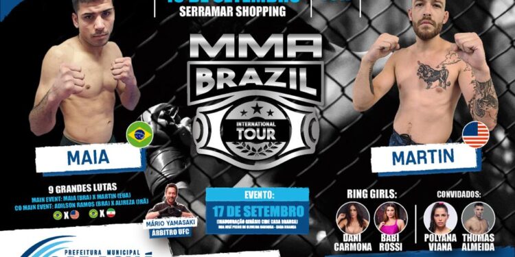 *Serramar Shopping recebe nesta sexta-feira grandes ídolos para a ‘pesagem’ do MMA Brazil Internacional Tour* 