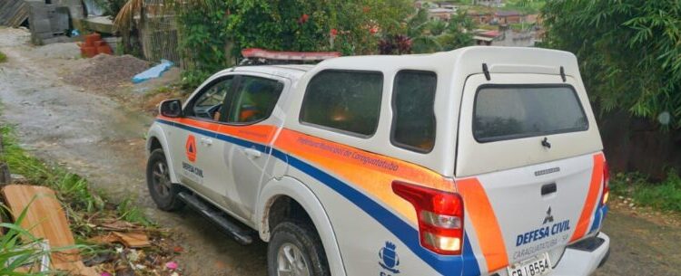 Defesa Civil alerta para acumulado de chuva de 200 mm e atenção às áreas de risco