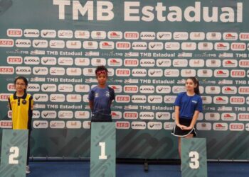 Mesatenista de Bertioga dá show em Campeonato Paulista e conquista medalha