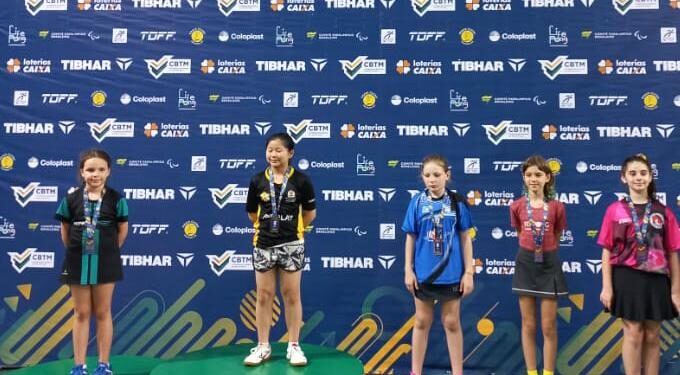 Mesatenista de Bertioga garante medalha inédita em Campeonato Brasileiro