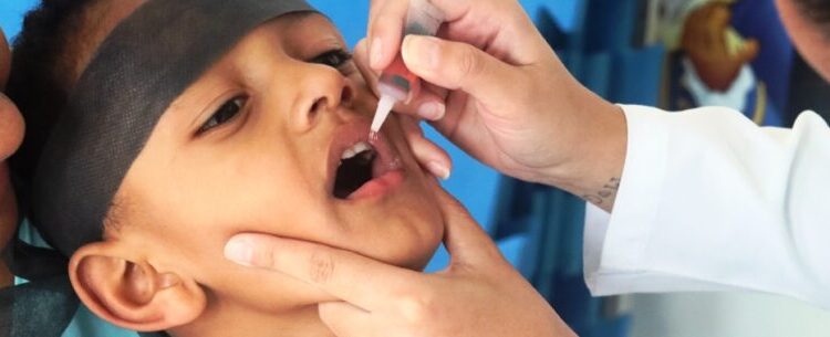 Campanha contra Paralisia Infantil é prorrogada novamente por baixa adesão