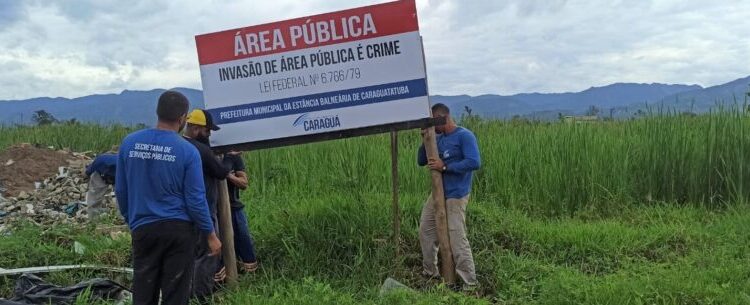 Prefeitura retoma áreas públicas na região sul de Caraguatatuba