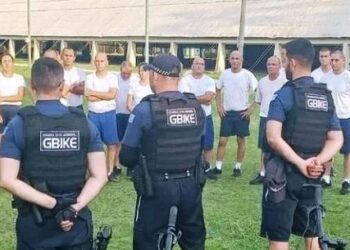 Alunos da Guarda Civil Municipal realizam treinamento prático