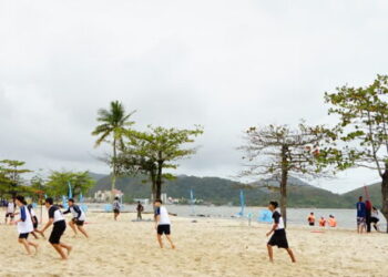 Circuito Pé na Areia agita Praça da Cultura e reúne mais de 6 mil pessoas em Caraguatatuba