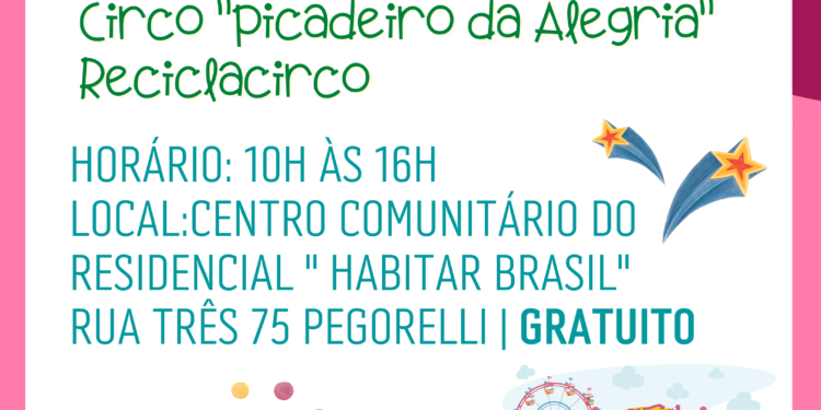 ‘Outubro Literário: Especial Mês das Crianças’ promove atividades gratuitas no bairro Pegorelli