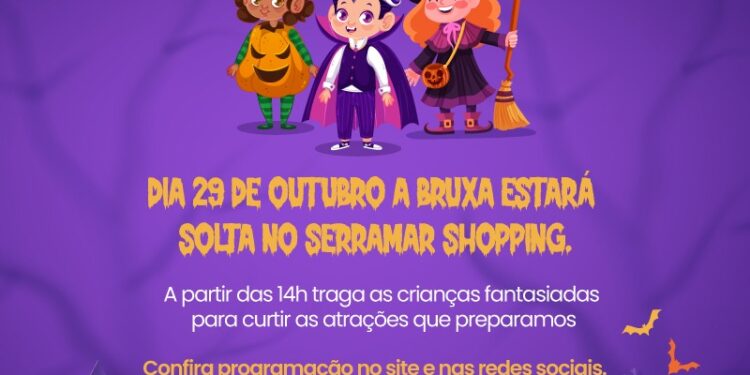 ‘Happy Halloween Serramar Shopping’