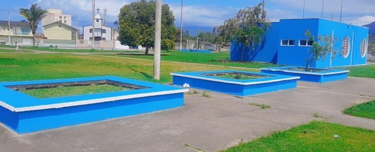 Prefeitura de Caraguatatuba finaliza trabalhos de revitalização da praça central do Porto Novo