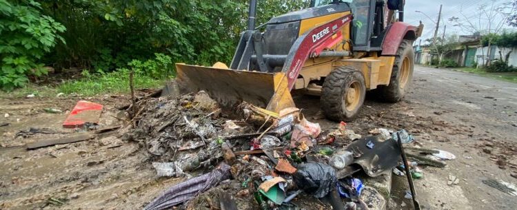 Região Sul de Caraguatatuba recebe ações de limpeza e reparos de 11 equipes diferentes nesta terça-feira