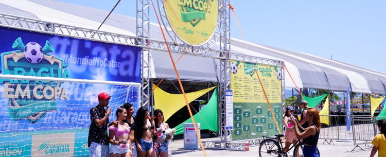 Estreia do Brasil na Copa do Mundo será de festa na “Arena Caraguá em Copa”