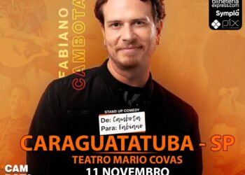 Stand up ‘De Cambota para Fabiano’ é atração no Teatro Mario Covas em Caraguatatuba