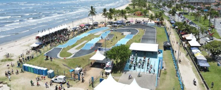 Final do Campeonato Paulista de BMX reúne atletas de 26 cidades em Caraguatatuba