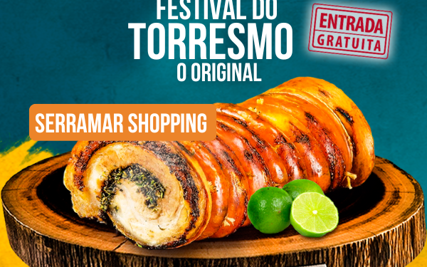 *Festival de Torresmo acontece pela 1ª vez em Caraguá no Serramar Shopping de 8 a 11 de dezembro com entrada gratuita*  