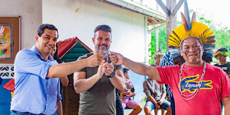 Prefeitura de Bertioga e CDHU entregam 20 moradias indígenas na Aldeia do Rio Silveira