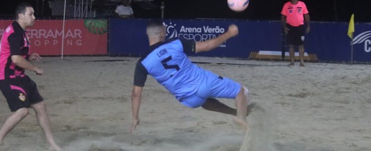 Campeonato de Beach Soccer masculino registra 22 gols no primeiro dia de competição