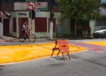 Prefeitura de Caraguatatuba conclui modificação na rotatória das Avenidas Castelo Branco e Engenheiro João Fonseca