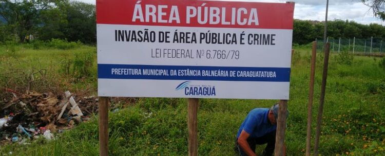 PREFEITURA DE CARAGUATATUBA IDENTIFICA ÁREA PÚBLICA E ALERTA PARA GOLPES NA VENDA DE LOTES IRREGULARES
