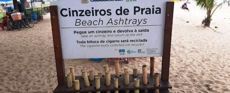 Bitucas de cigarro podem virar papel artesanal em Caraguatatuba