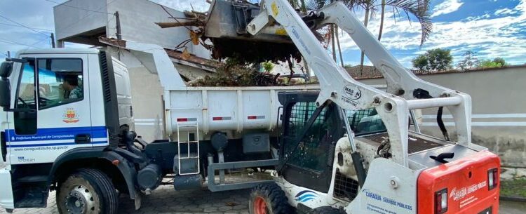 Prefeitura de Caraguatatuba reforça serviço de limpeza pública com ação ‘bota-fora’ nos bairros