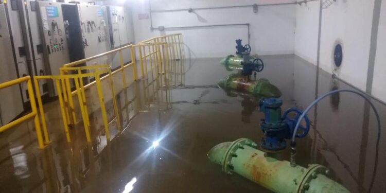 *Sabesp trabalha no sistema de abastecimento de água do Litoral Norte afetado pelas fortes chuvas0