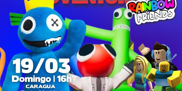 Roblox Adventure Rainbow Friends - Sampa Ingressos