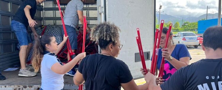 Mais de 600 kits já foram distribuídos em Caraguatatuba para vítimas das chuvas