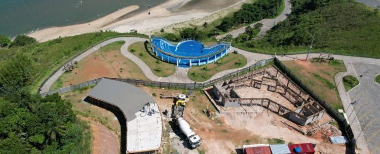 Prefeitura de Caraguatatuba continua com obras da 2ª Fase do Complexo Turístico do Camaroeiro