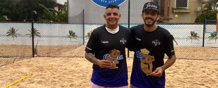 Dupla de Caraguatatuba vence torneio de Futevôlei em Pinda