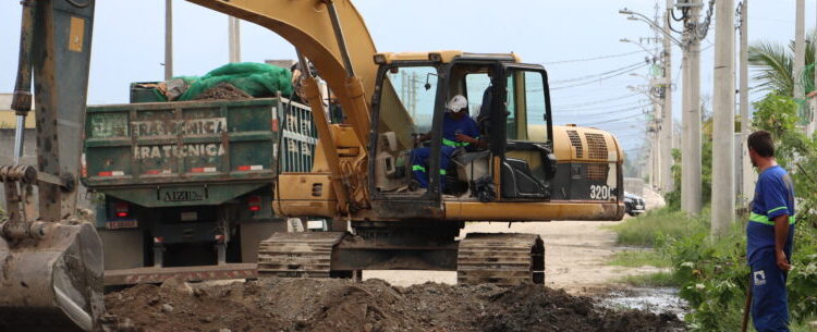 Caraguá em Obras: Prefeitura continua com intervenções no Golfinhos