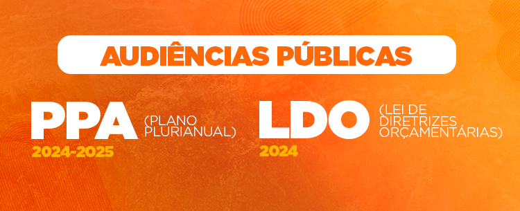 Audiência Pública para Revisão do Plano Plurianual – PPA 2024-2025 e Elaboração da Lei de Diretrizes Orçamentárias – LDO 2024