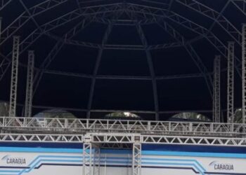 Palco da Praça da Cultura de Caraguatatuba ganha novo layout
