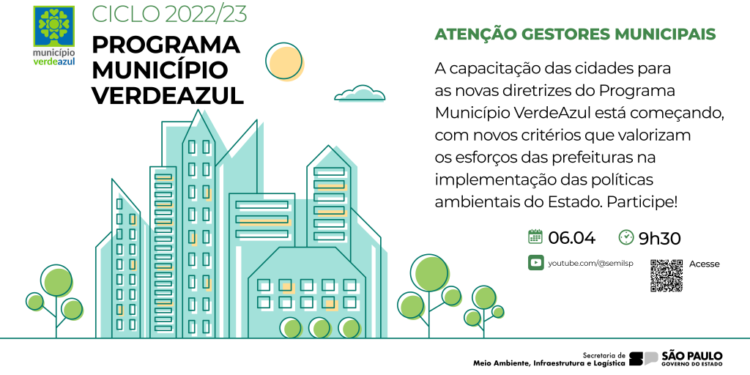 Programa Município VerdeAzul inicia ciclo 2023 com inovações
