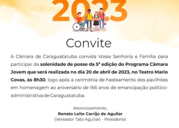 Sessão Solene de posse da Câmara Jovem integra programação de aniversário da cidade