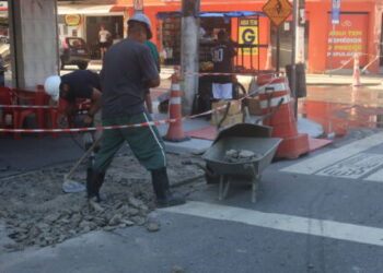 Prefeitura continua com obras da calçada acessível na Avenida Altino Arantes