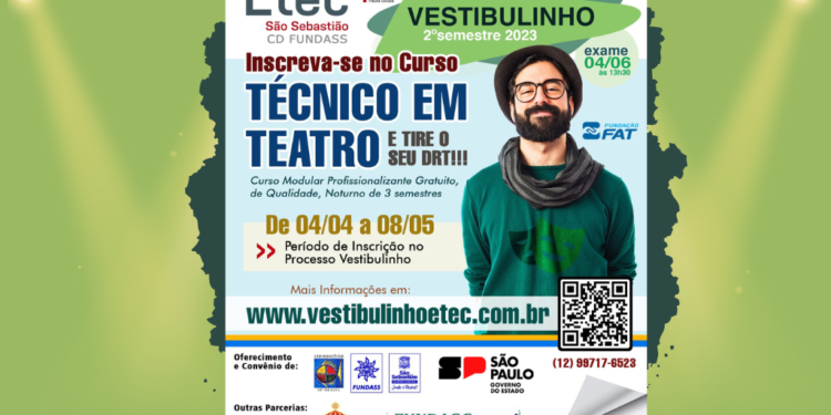 ETEC de São Sebastião oferece Curso Técnico em Teatro