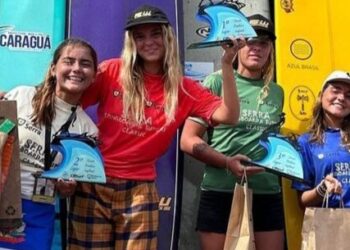 Atleta de Caraguatatuba é vice-campeã na 2ª etapa do Circuito Brasileiro de Surf Longboard