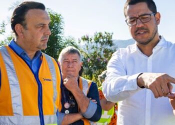 Prefeito de Caraguatatuba recebe Governador e acompanha vistoria na obra do Contorno
