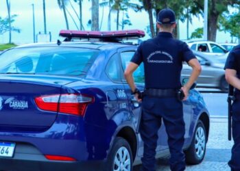 Com imagens do COI, Guarda Civil Municipal de Caraguatatuba prende possível procurado pela Justiça