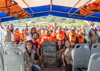 Dia Internacional dos Manguezais é celebrado com saída pedagógica do Barco Escola ‘Arca do Saber